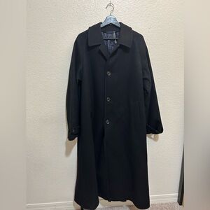 Caruso Black Wool Coat VM5010